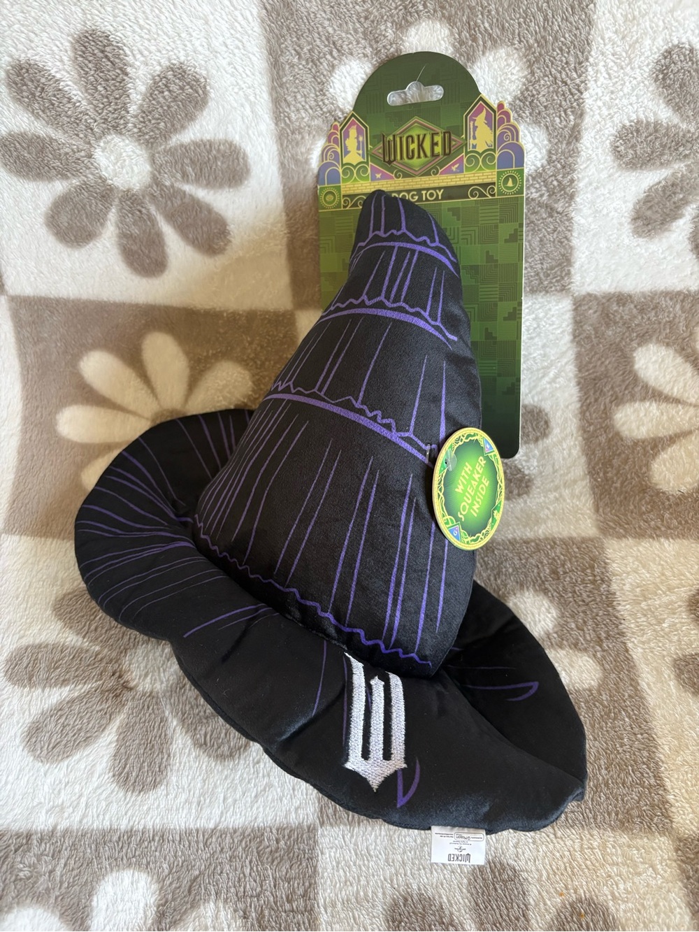 4/$20 - Wicked Elphaba Witch Hat Plush Toy - Black & Purple